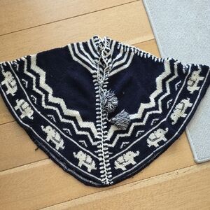 Calypso St. Barth Black and Cream Sweater